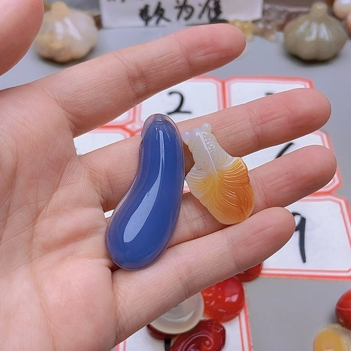 【闪购商品】未镶嵌玛瑙/玉髓珠宝半成品敢****方