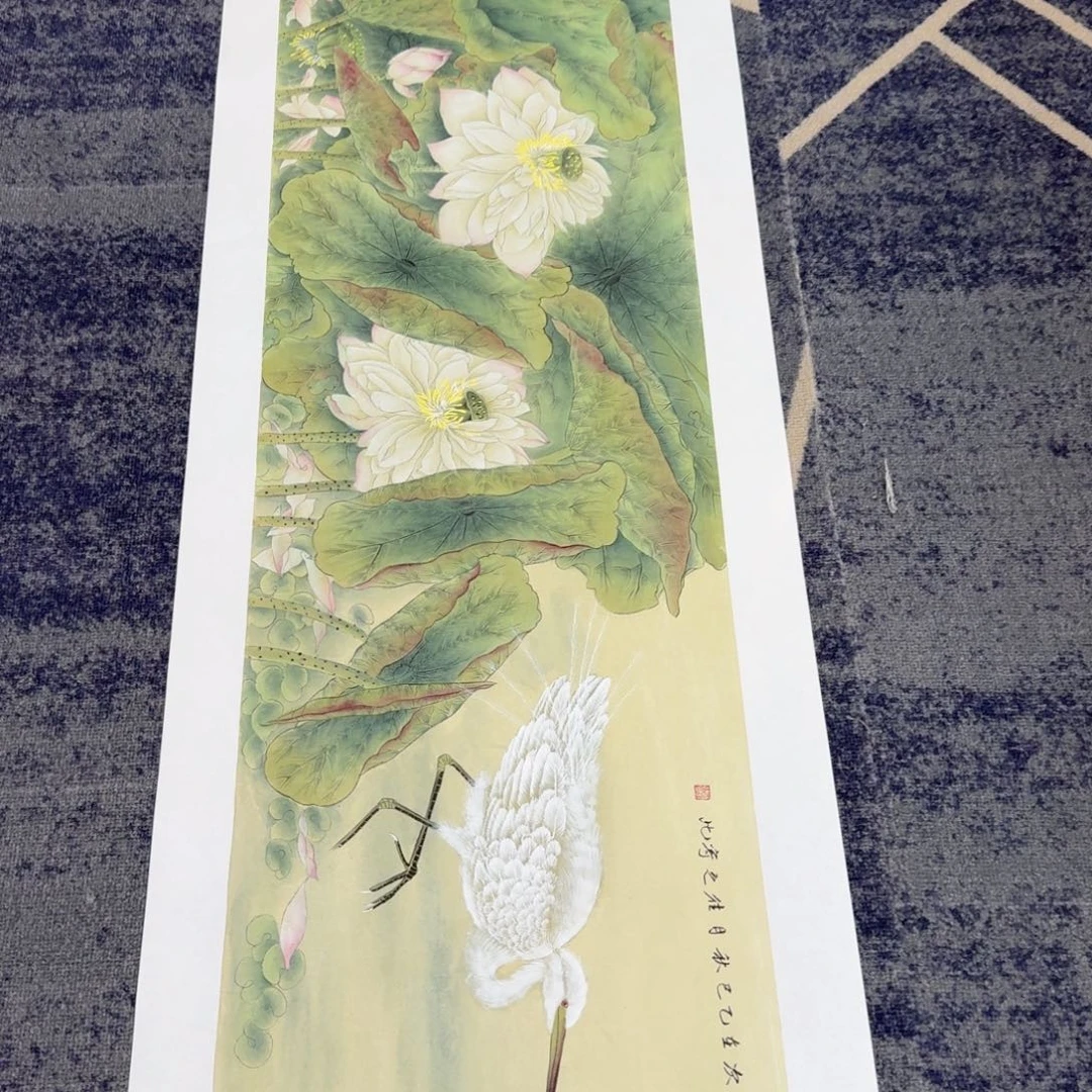 国画国画作品山水花鸟