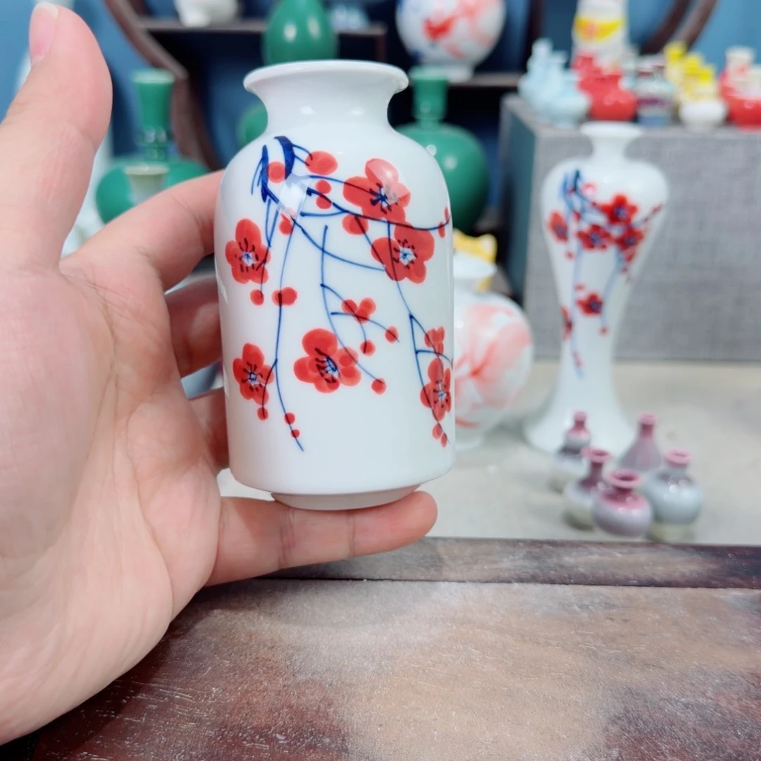 陶瓷手工小花器摆件