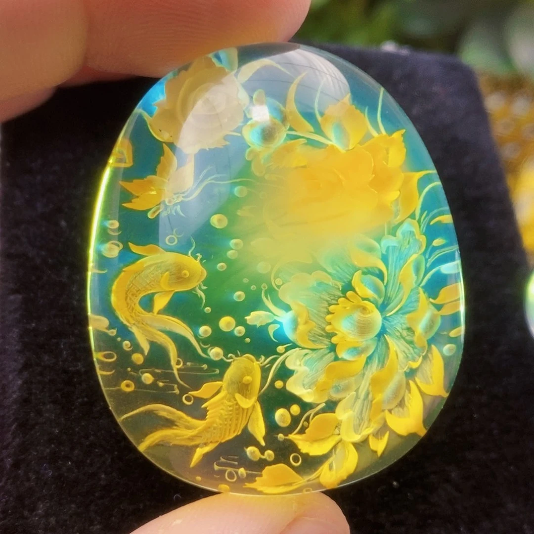 【闪购商品】金珀吊坠(不含链)未镶嵌