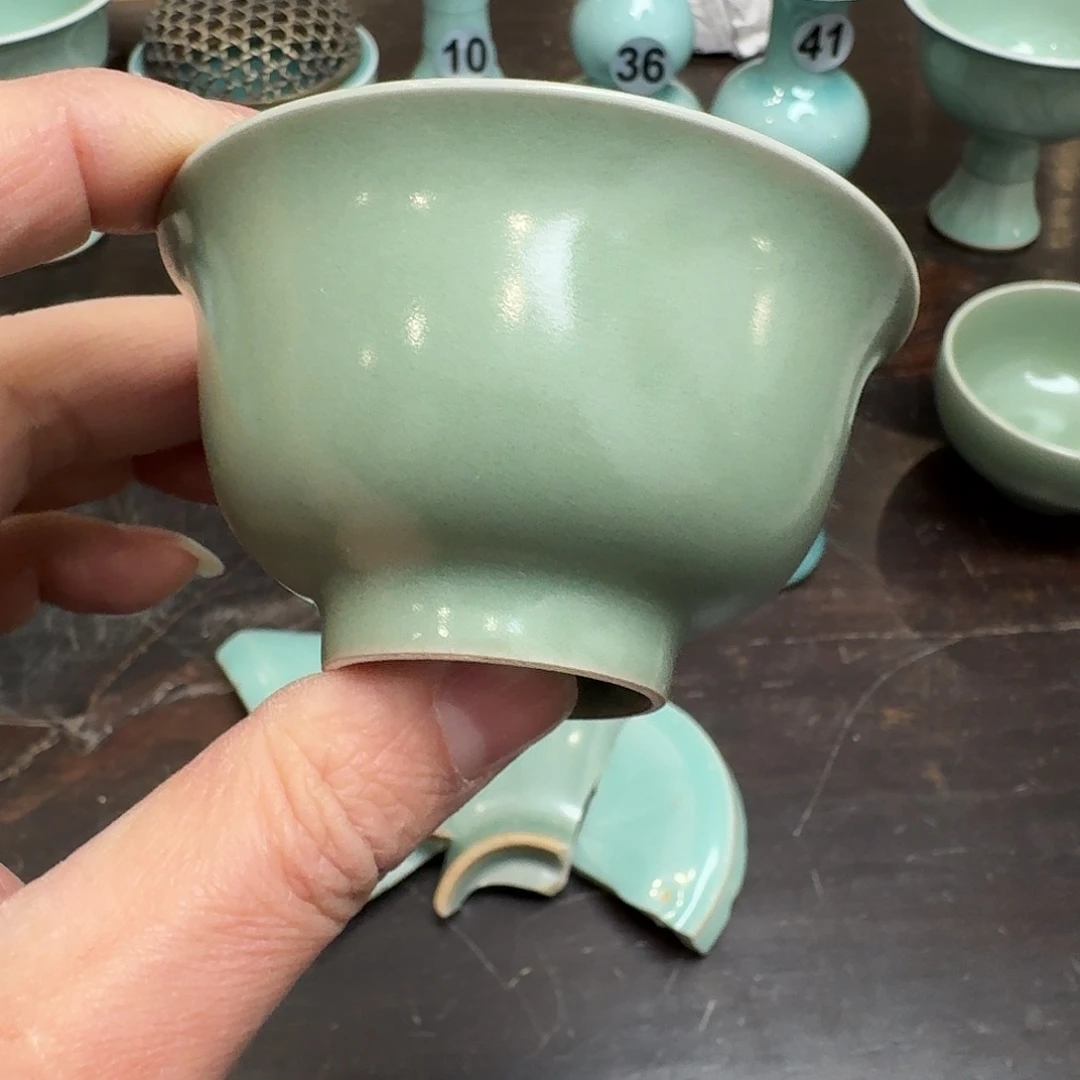 龙泉窑青瓷南宋老釉福利