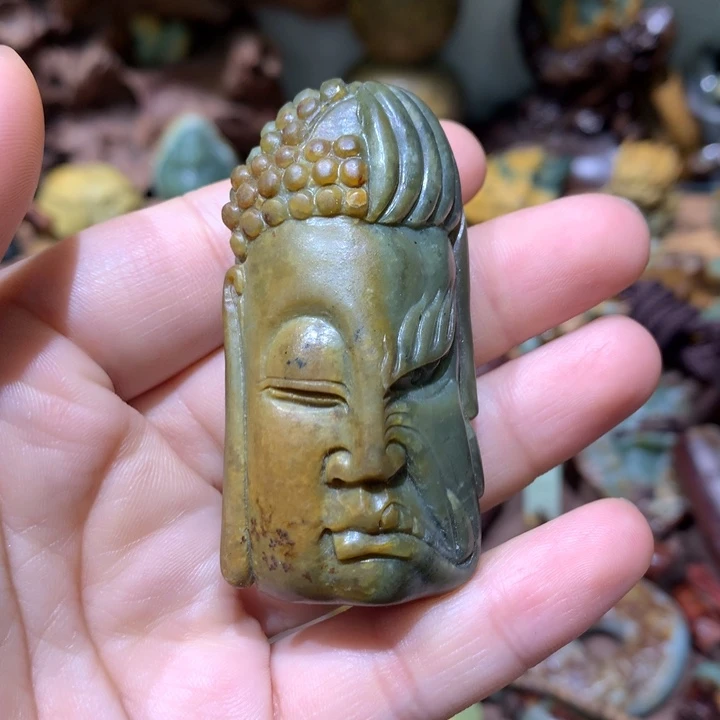岫岩河磨玉（透闪石质玉）未镶嵌挂件