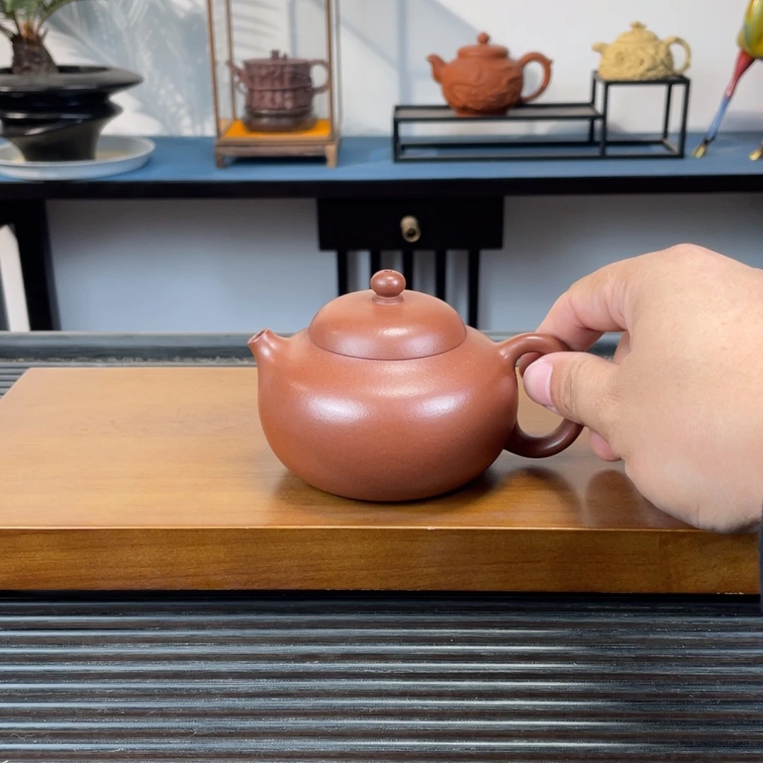 伸***妹紫砂茶壶宜兴原矿紫砂壶