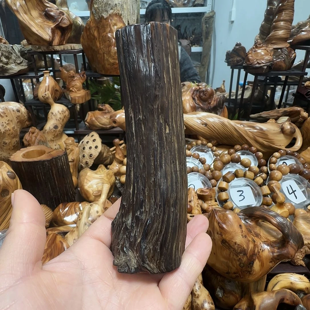 柏木（崖柏）太行崖柏陈化黑油原皮风水柱