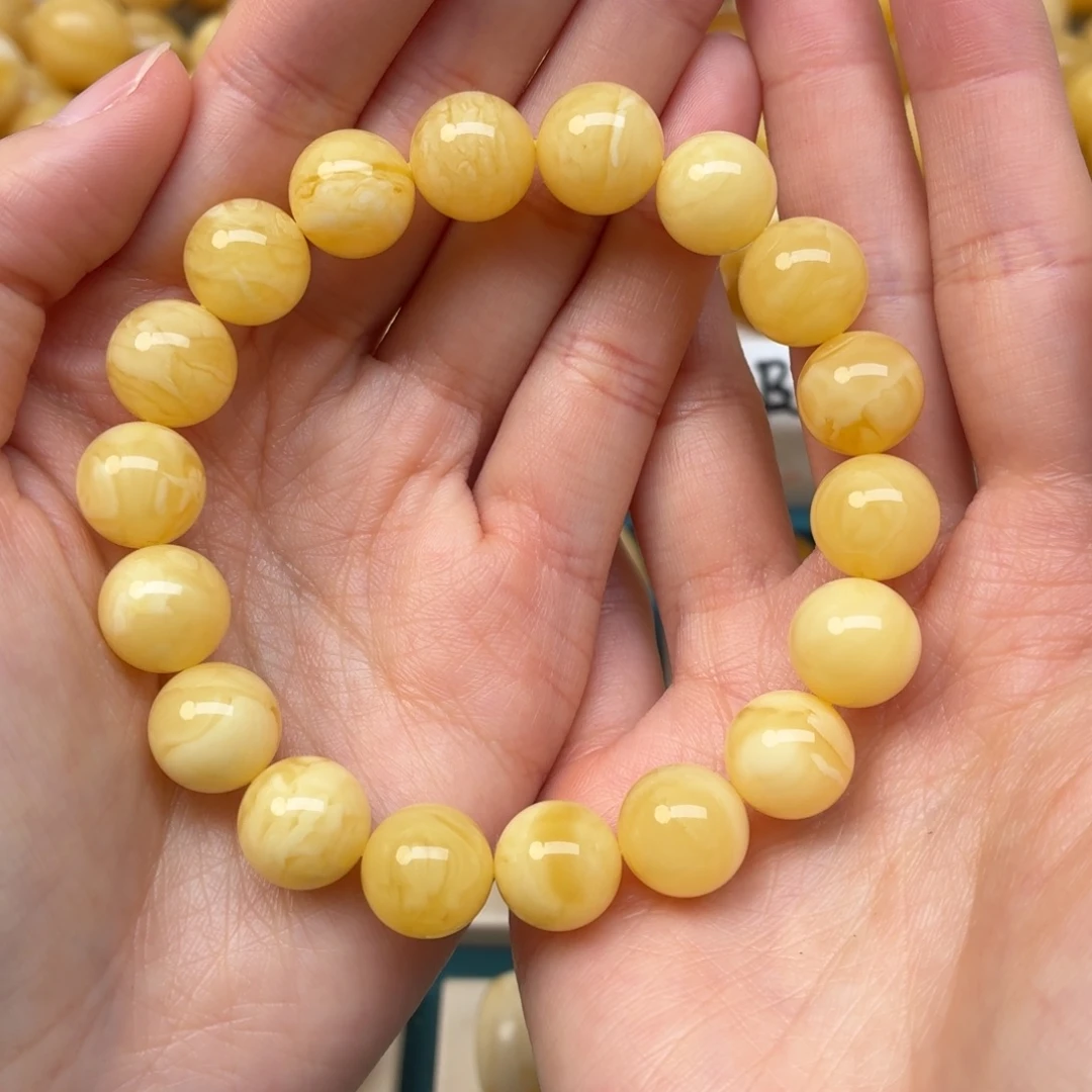 蜜蜡未镶嵌裸石11手串