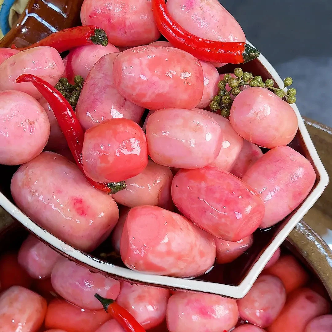 泡红皮樱桃小萝卜酸辣味开袋即食四川老坛泡菜1015克袋装整颗装