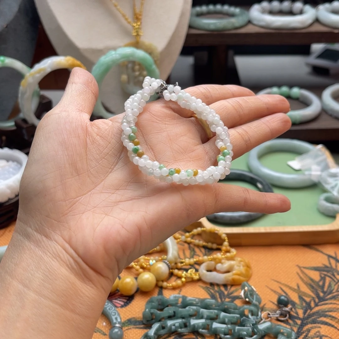 翡翠未镶嵌手链手链