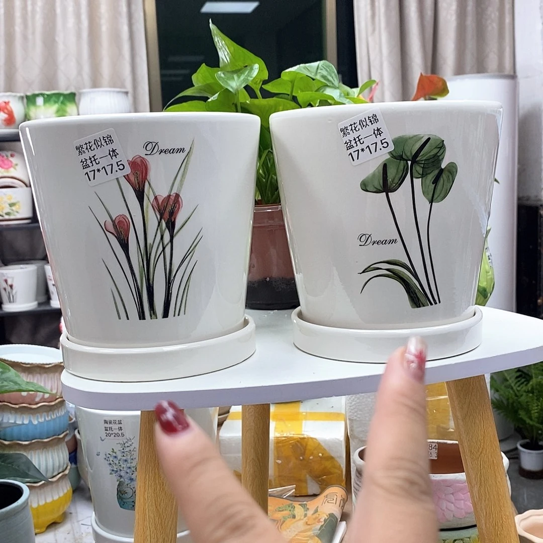 陶瓷@陶瓷花盆@@583837186069