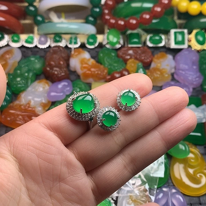玛瑙/玉髓戒指合金
