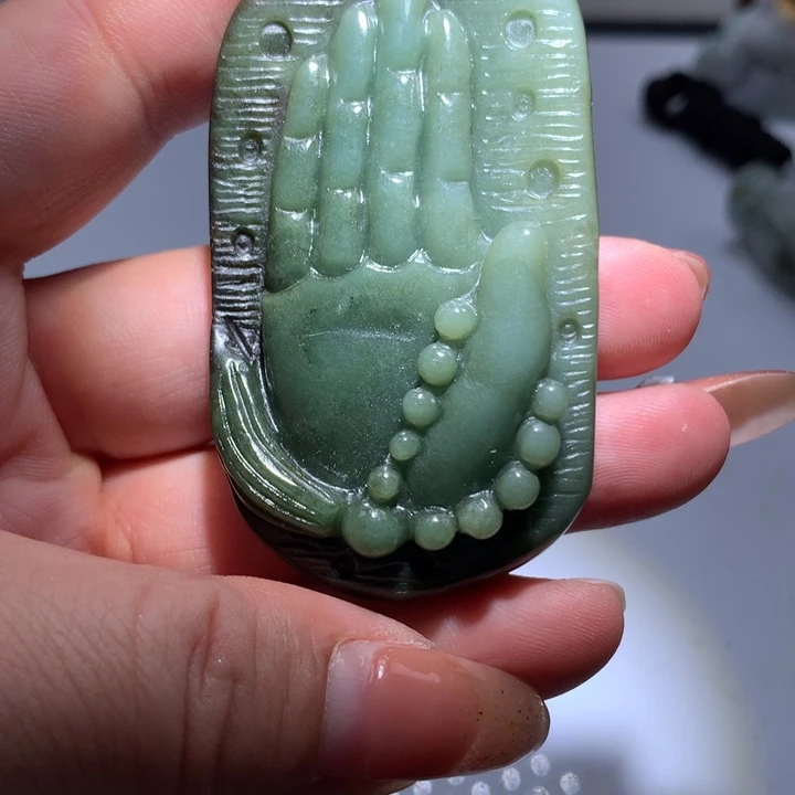 翡翠未镶嵌颈饰保真天然A货翡翠