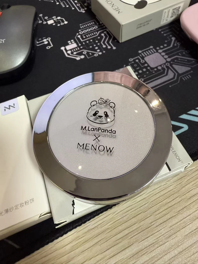 绒雾修颜蜜粉饼 透明色