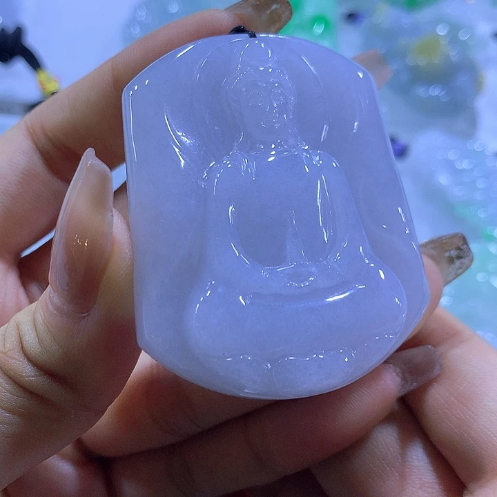 翡翠未镶嵌颈饰天然翡翠A货吊坠
