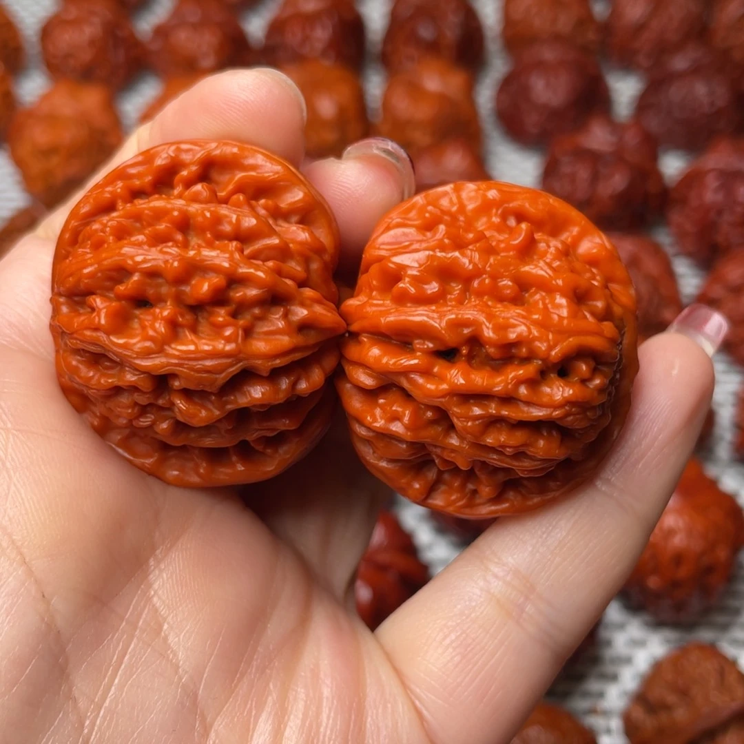 桃核吊坠文玩核桃 手把件 四座楼 39