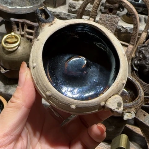 许****陶瓷乳钉款 瓷油灯