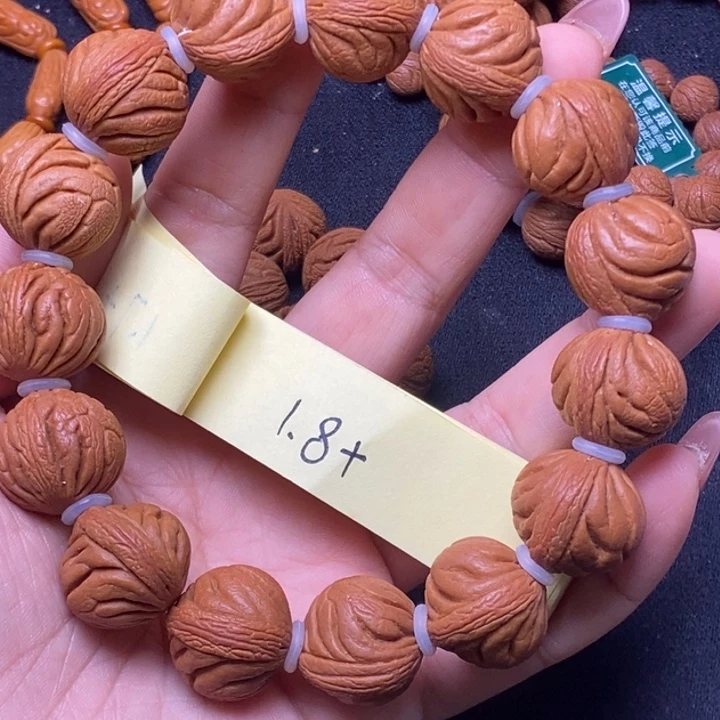 秦岭龙纹桃核15颗