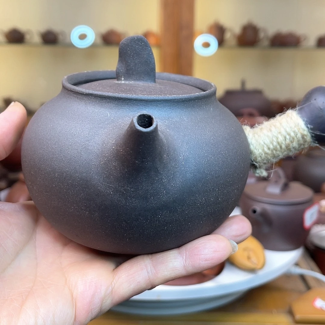 紫砂茶壶微瑕原矿紫砂煮茶壶抗干烧