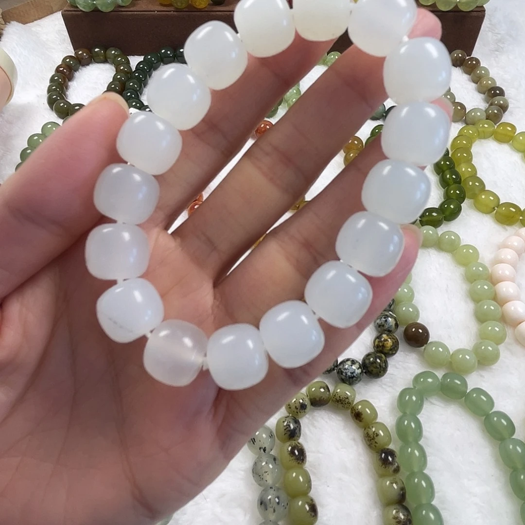蛇纹石玉未镶嵌手串