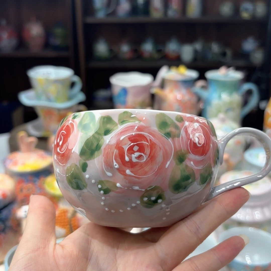 景德镇手绘高温釉下彩陶瓷茶具