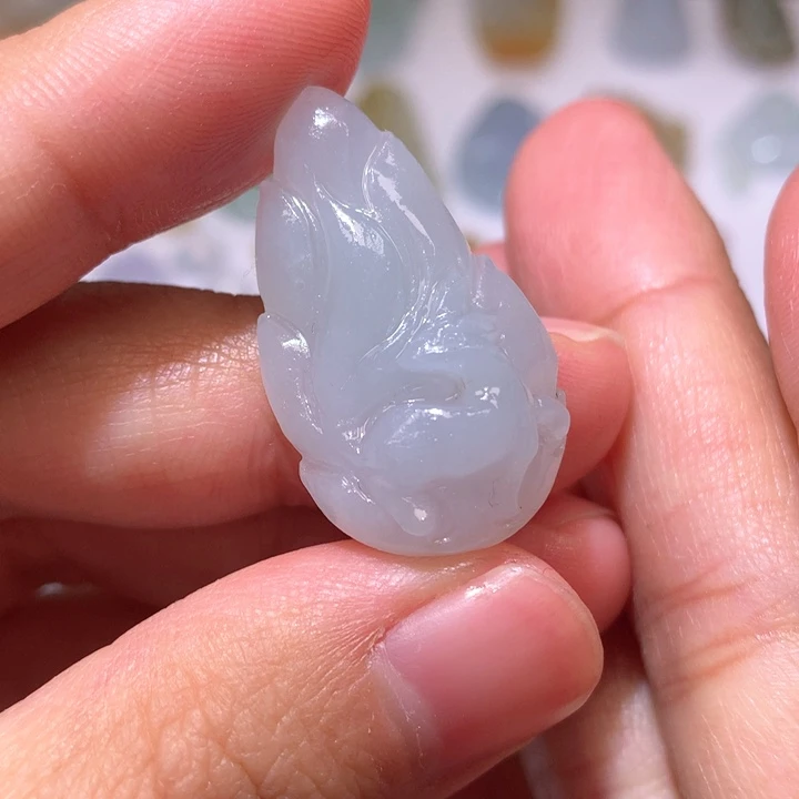 未镶嵌定制翡翠九尾