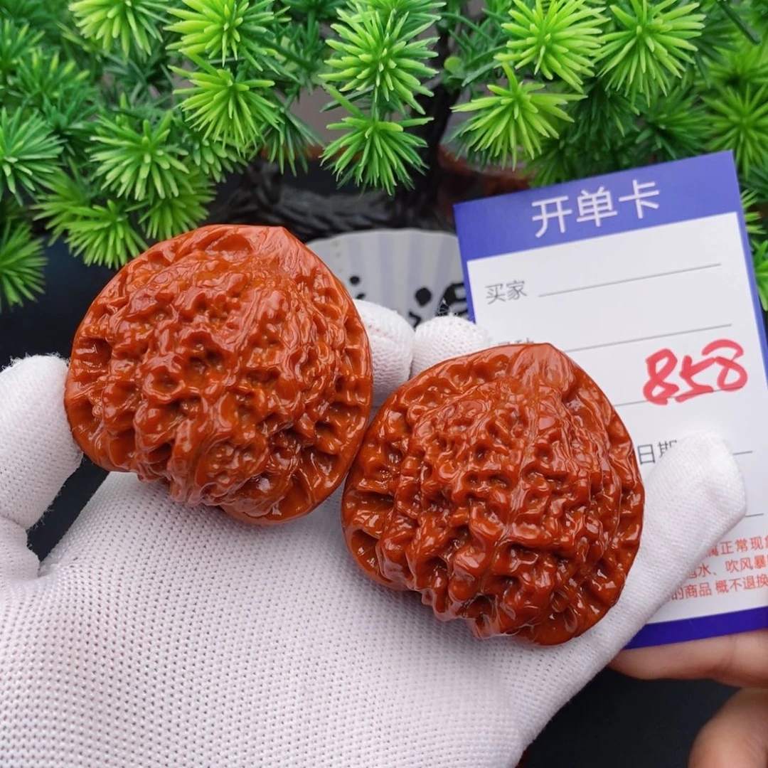 文玩核桃把件50官帽858