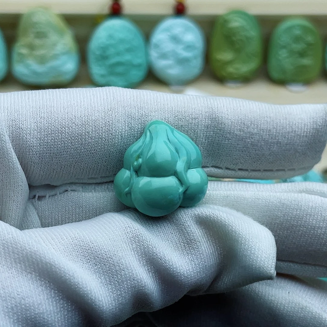 未镶嵌绿松石珠宝半成品