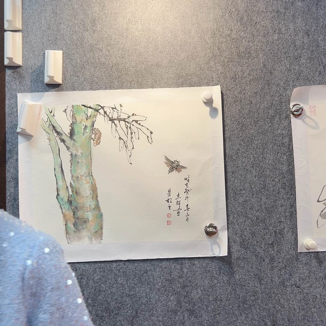 国画翟杰辉手绘作品