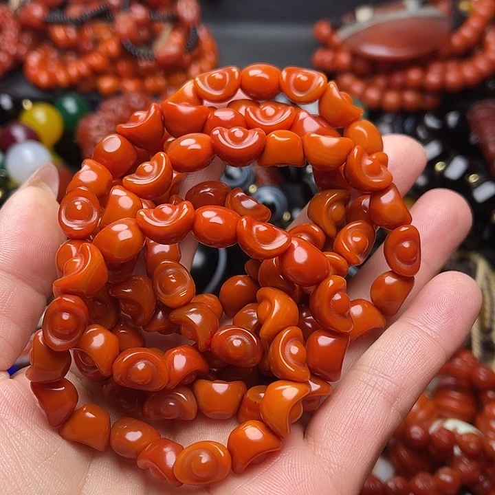 八***五玛瑙/玉髓未镶嵌手链