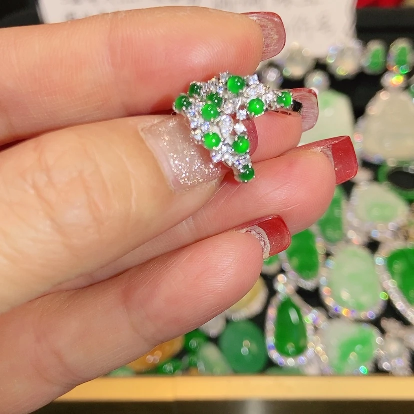 【闪购商品】未镶嵌翡翠耳饰天然翡翠