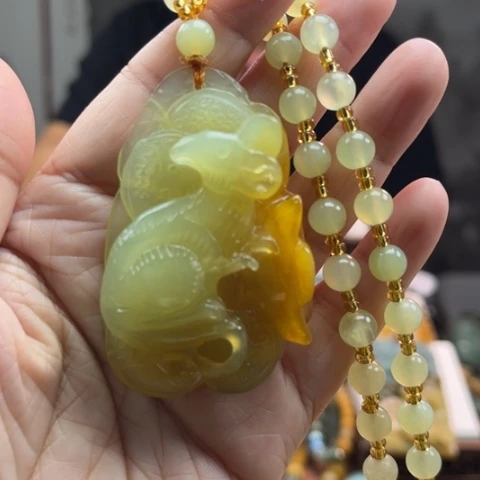 岫玉挂件未镶嵌挂件