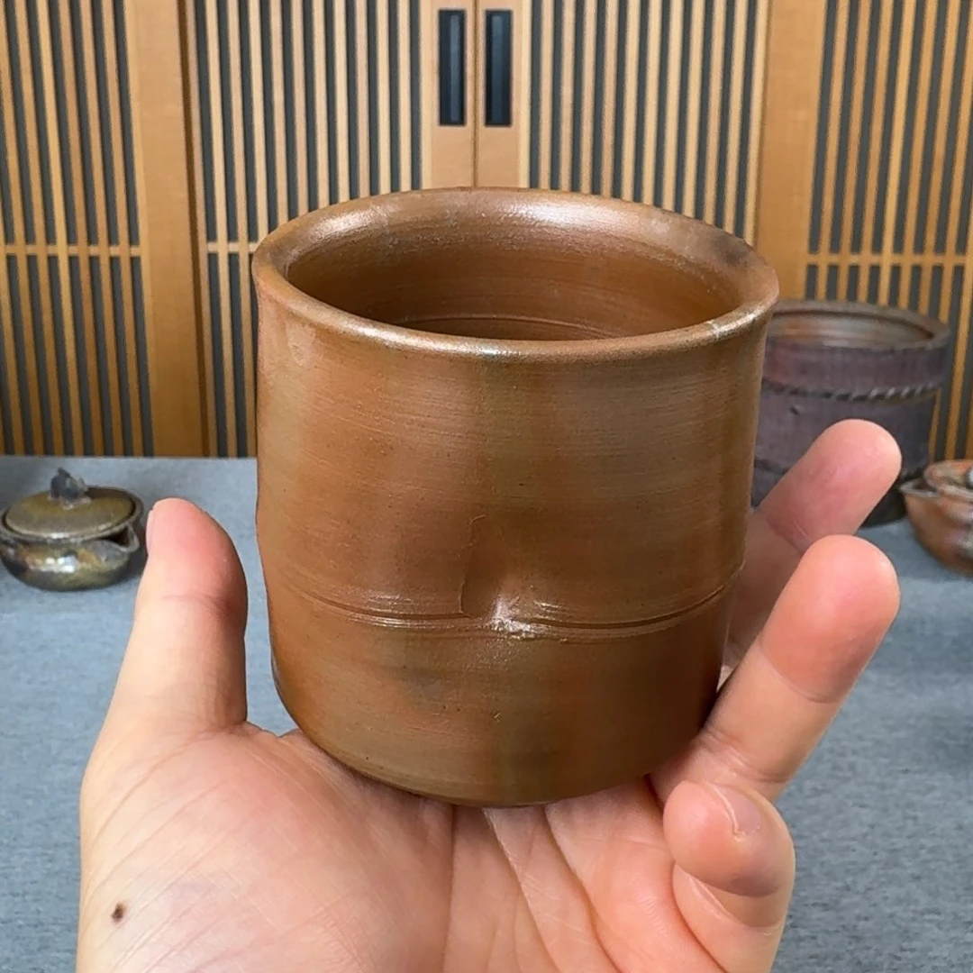 四季风华 备前烧汤吞