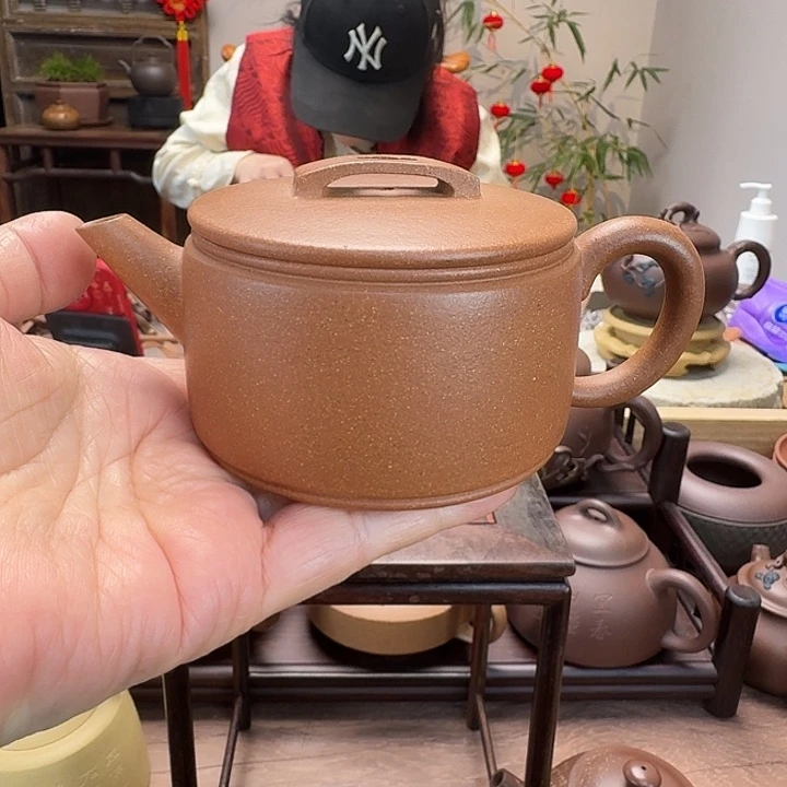 段泥茶壶精工半手制作汉瓦