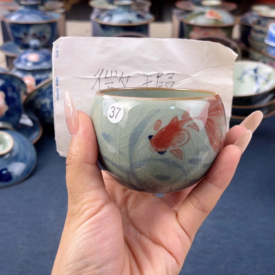 杯景德镇手绘手工茶具