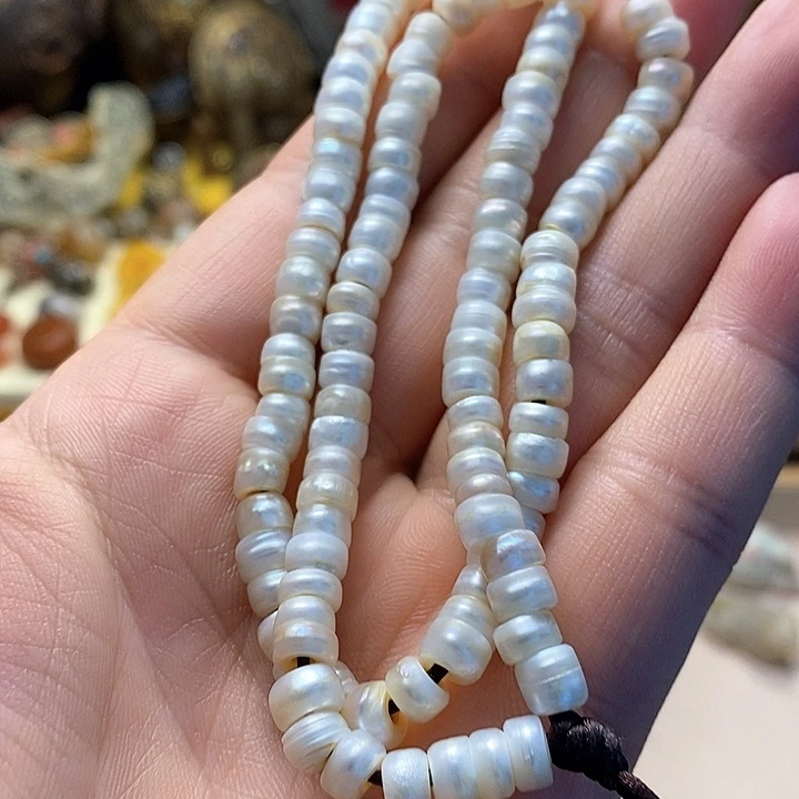 贝壳手串/手链老贝壳珠念珠念珠