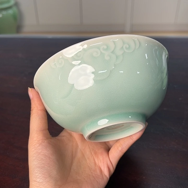 龙泉云间青瓷小米茶器