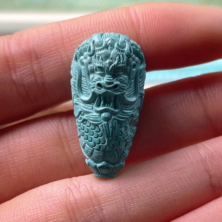 绿松石未镶嵌三通