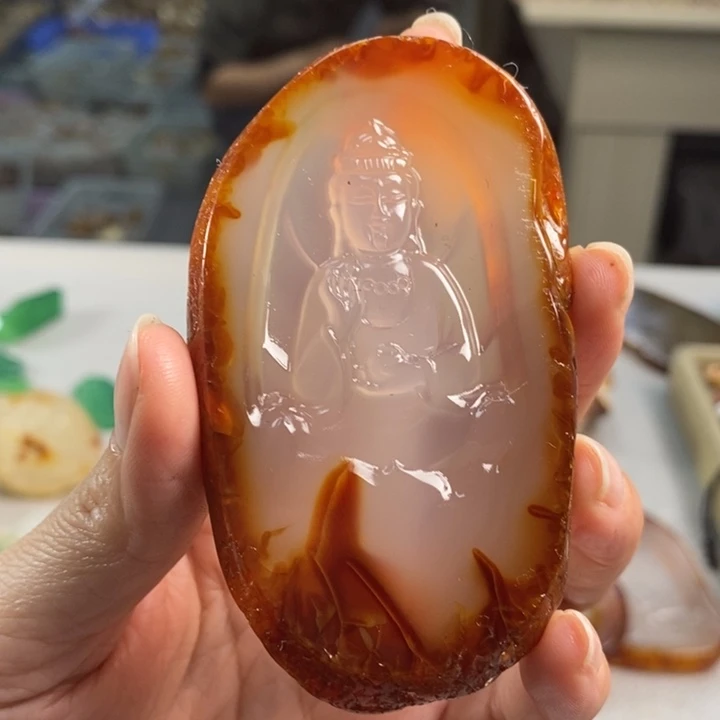 玛瑙/玉髓吊坠(不含链)未镶嵌