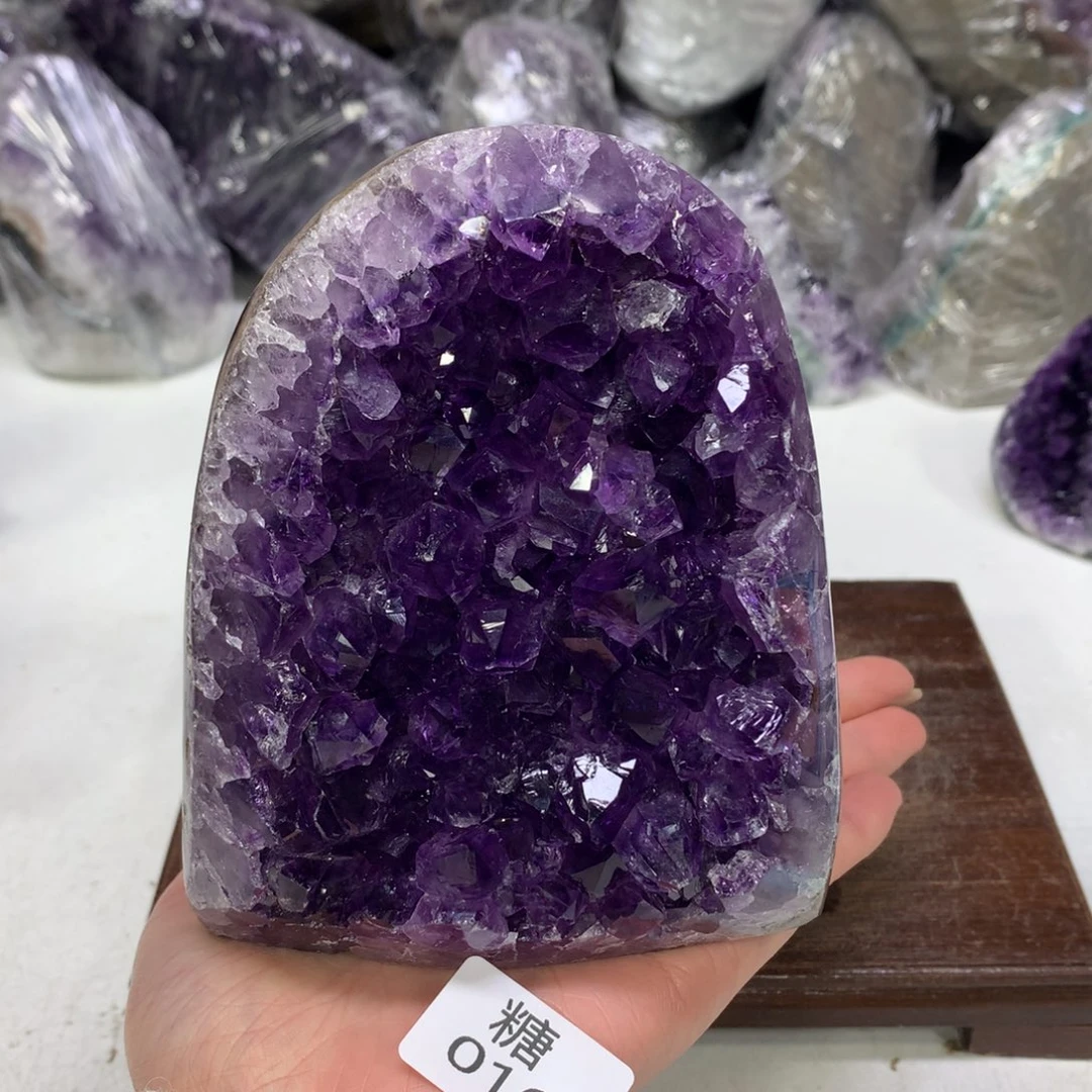 紫晶摆件未镶嵌水晶
