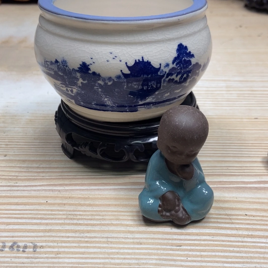 瓷片陶瓷花盆陶瓷艺术