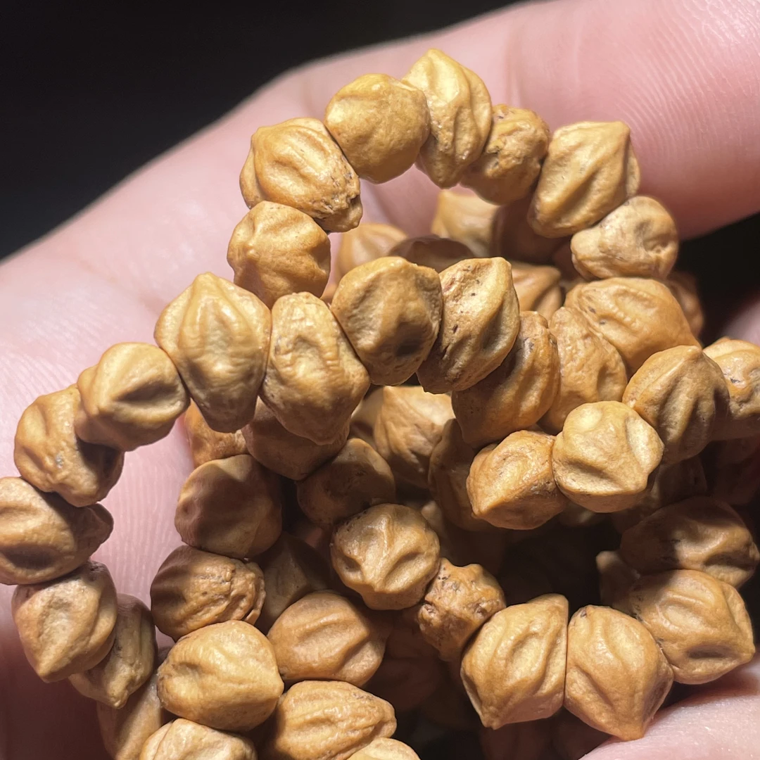 【玲珑】西藏热振寺百香籽油皮鬼脸大肠男女通用文玩