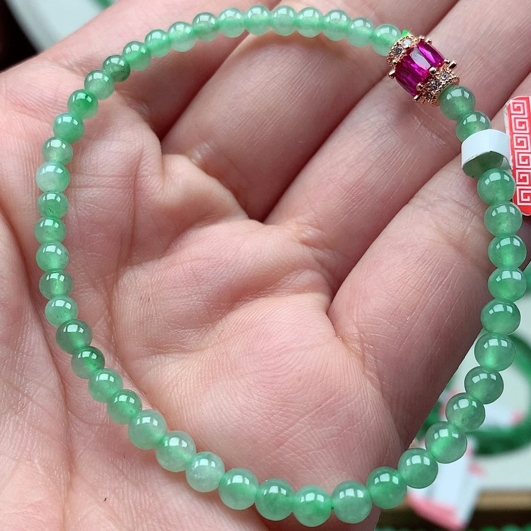 翡翠未镶嵌毛衣链翡翠