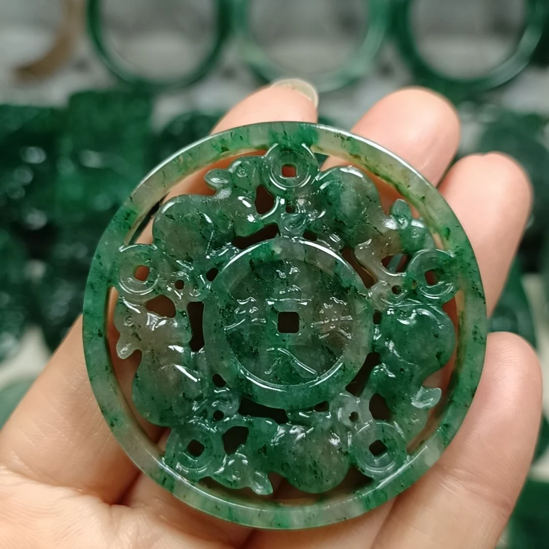 独山玉未镶嵌五鼠运财