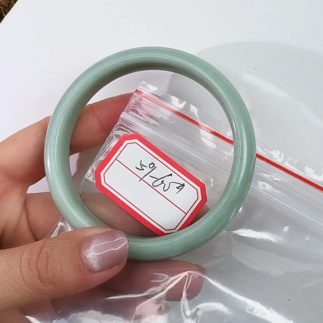 蓝田玉（蛇纹石化大理石玉）未镶嵌手镯