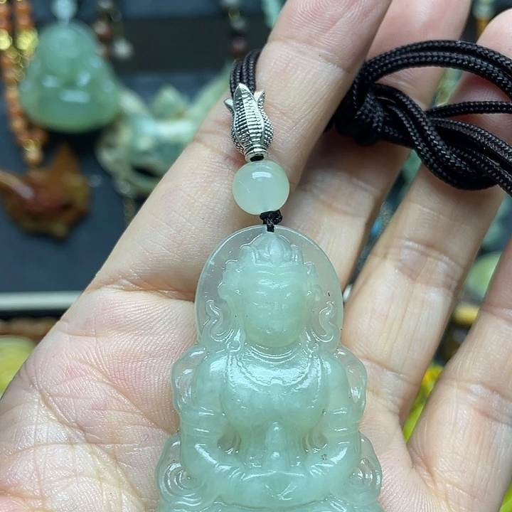 未镶嵌岫玉吊坠吊坠