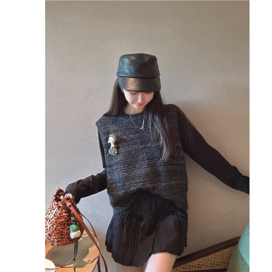 BETTER JOELAY-【彩鸭趣甲】羊毛时尚针织毛衣个性慵懒LL5982