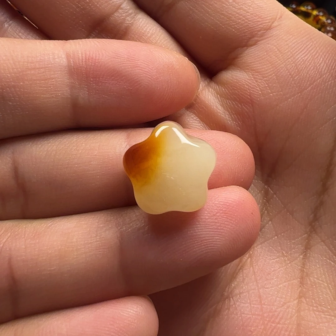 蜜蜡颈饰未镶嵌星星（打孔不退换）