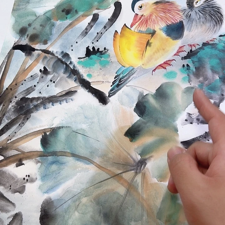 国画何挥毫老师书画作品