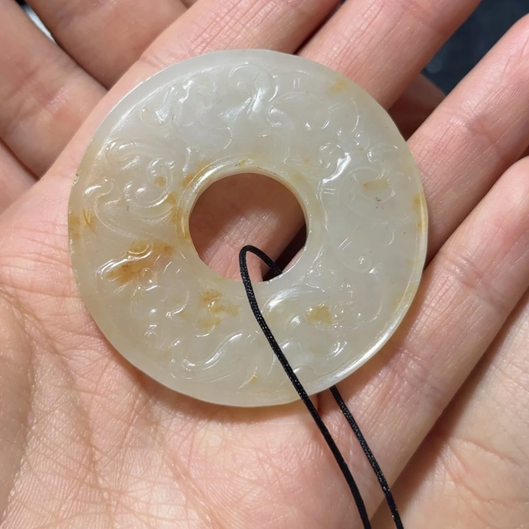 和田玉挂件未镶嵌大*_