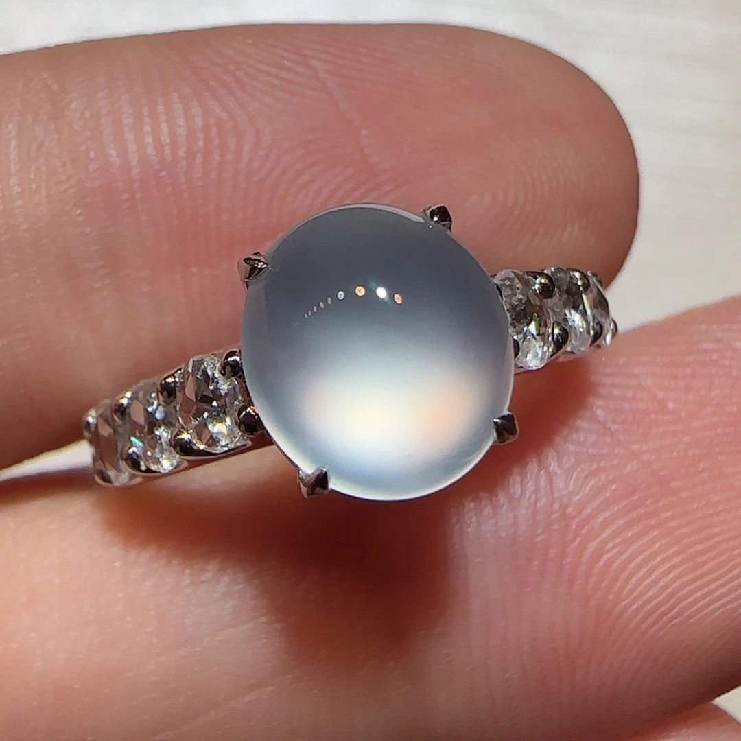 翡翠18K金镶嵌戒指戒指