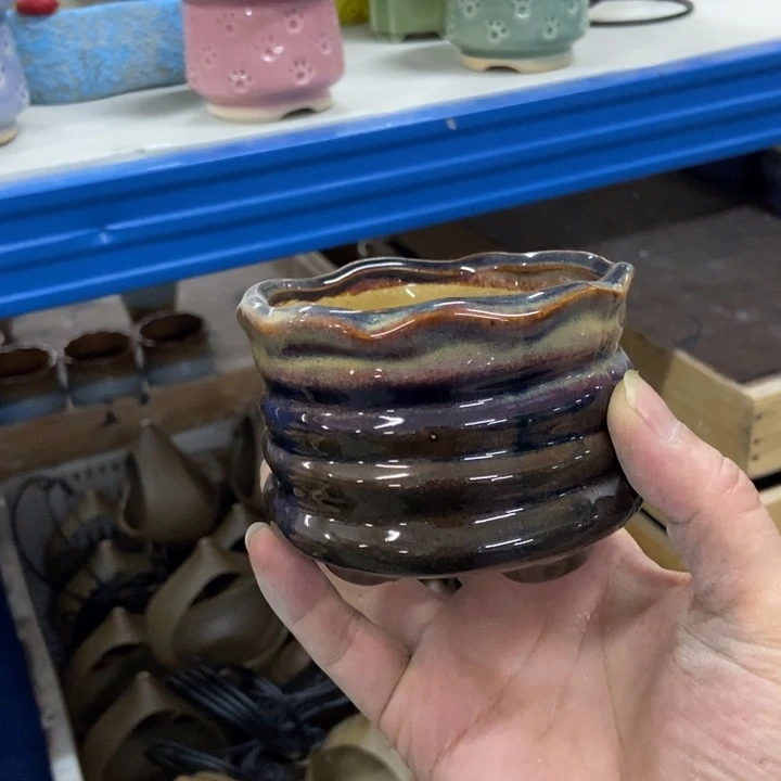 陶瓷花盆单场满9.9发9*7