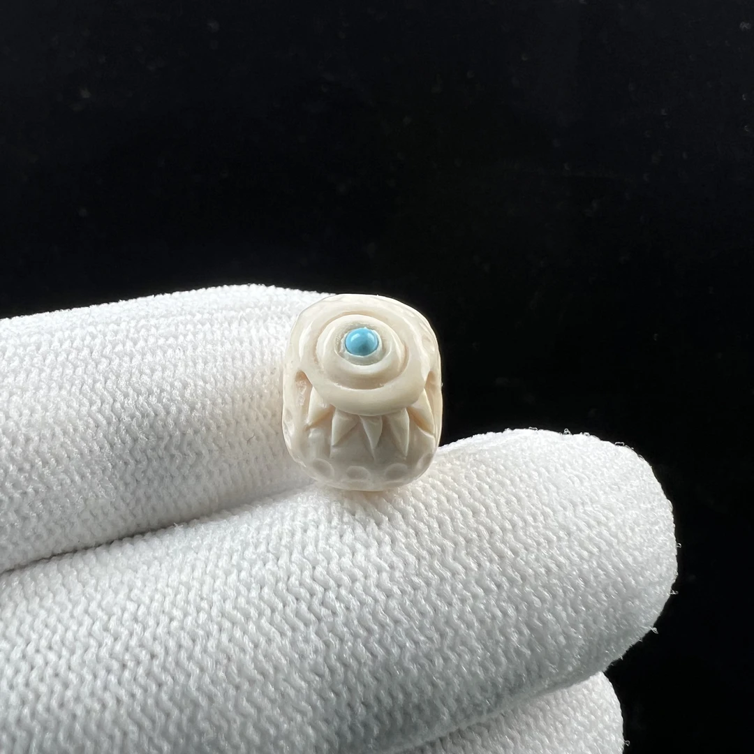 X7589天然猛犸牙 配饰 13.3*10mm支持鉴定 假一罚四